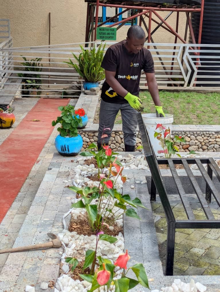Landscaping by Golden Kitchen Garden Rwanda